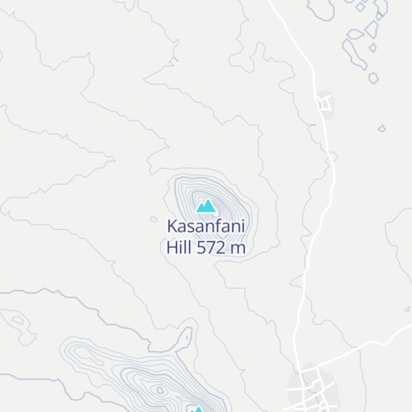 Map of Kasanfani Hill