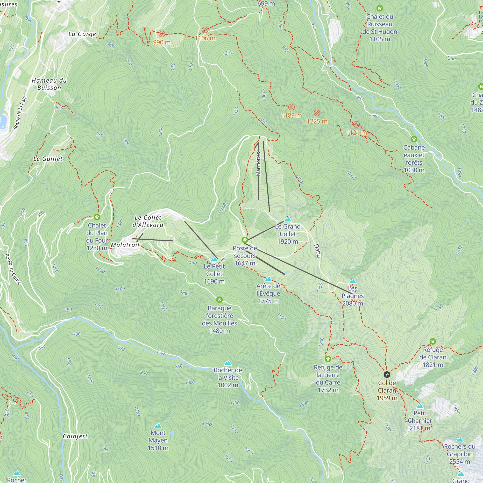 Le Very map