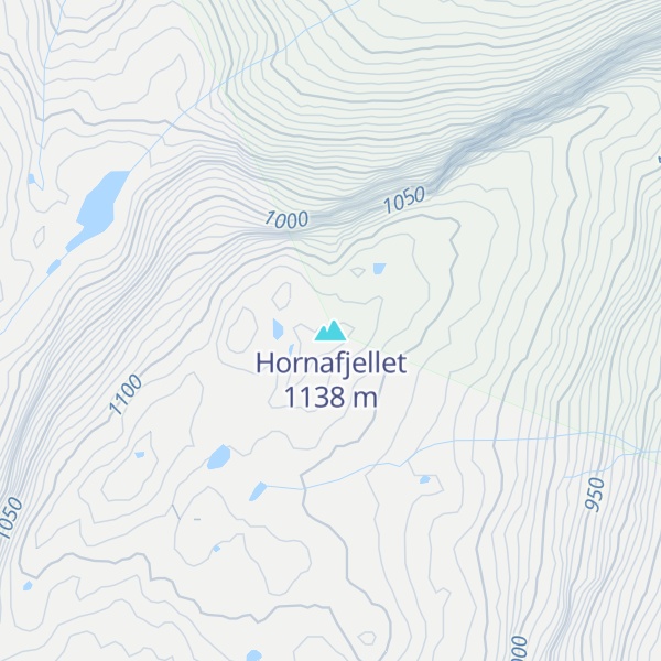Map of Hornafjellet
