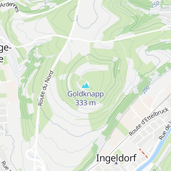 Map of Goldknapp