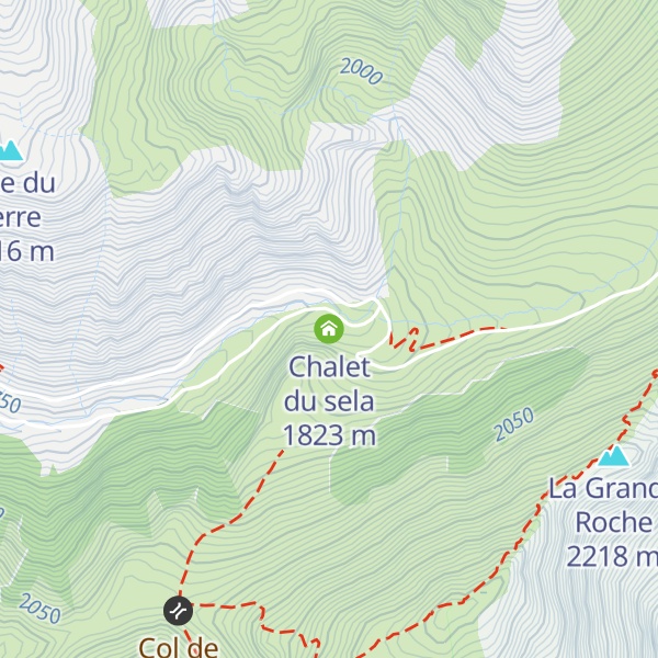 Map of Chalet du sela