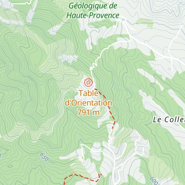 Map of Gîte Le Vieil Aiglun