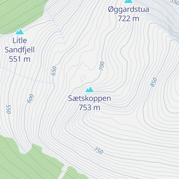 Map of Sætskoppen