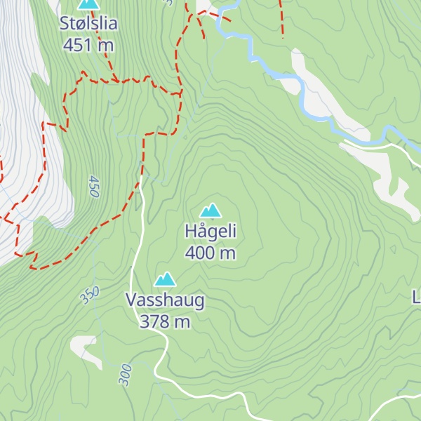Map of Hågeli