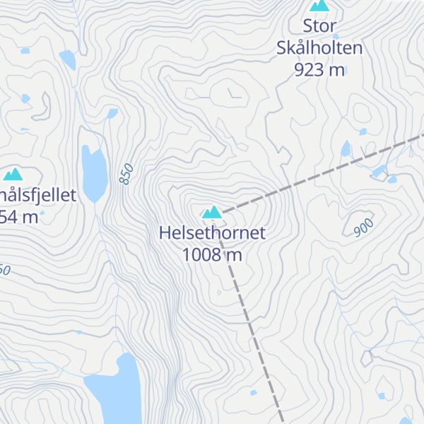 Map of Helsethornet