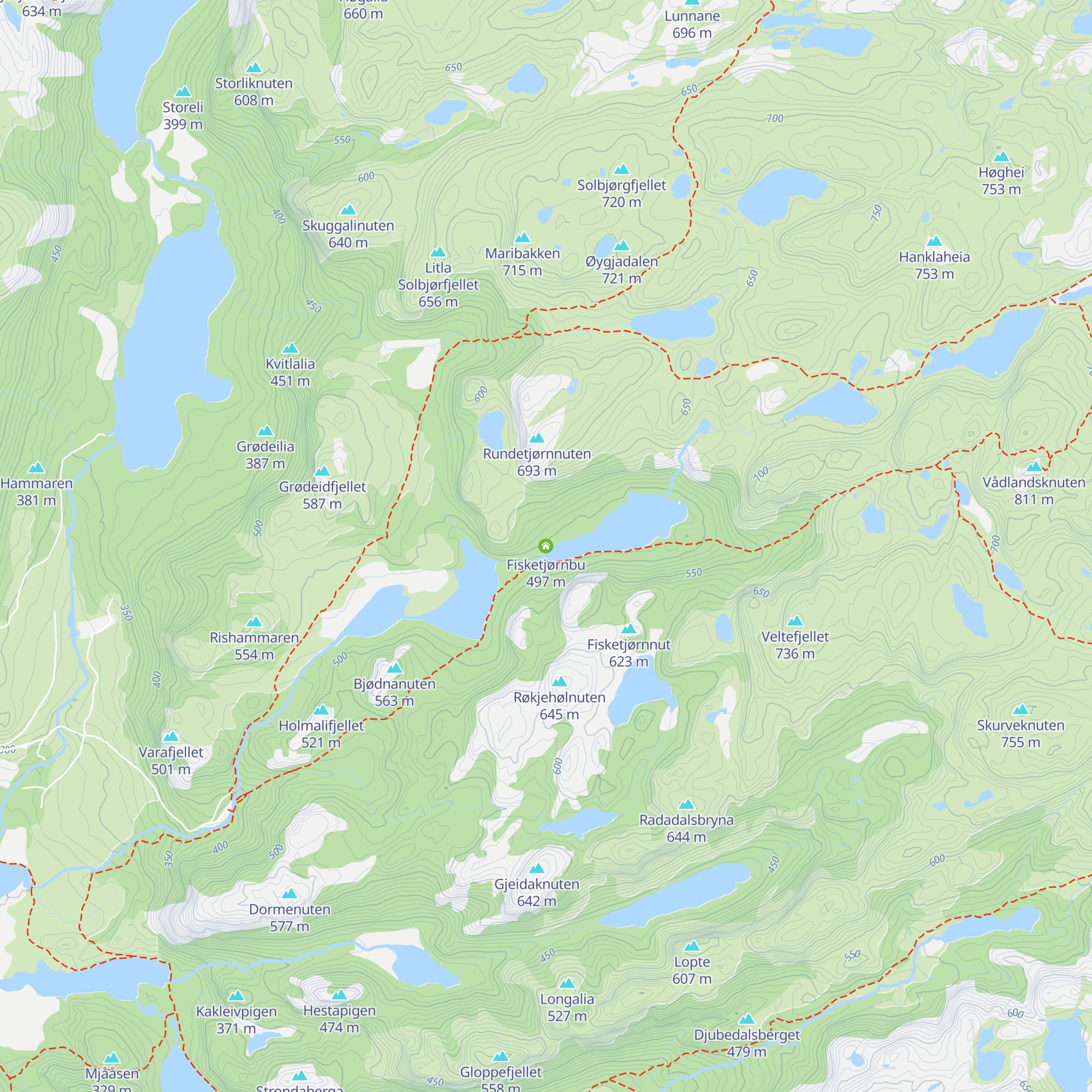 Fisketjørnbu map