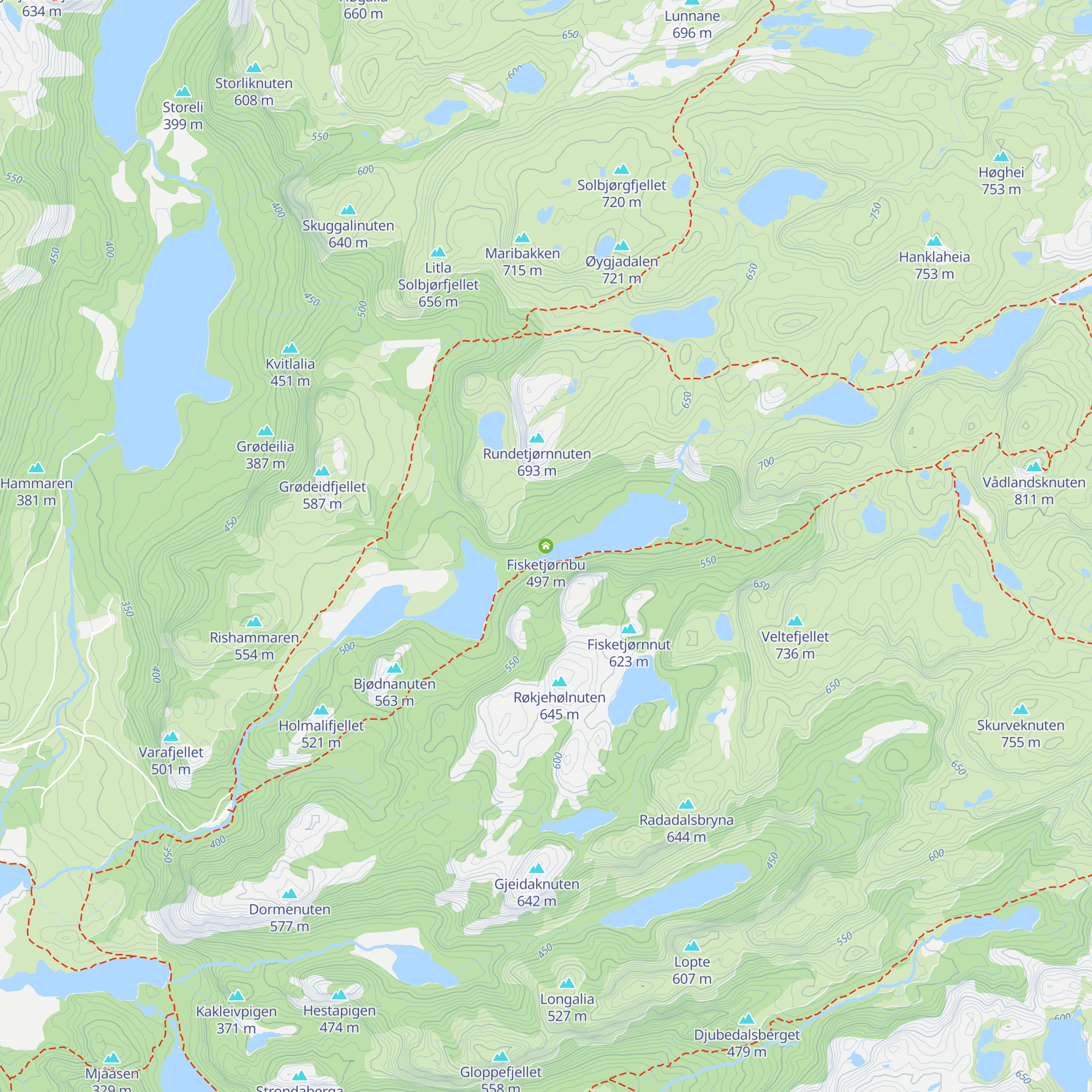 Fisketjørnbu map