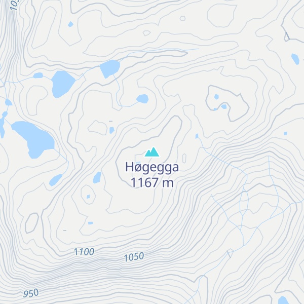 Map of Høgegga