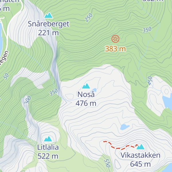 Map of Noså