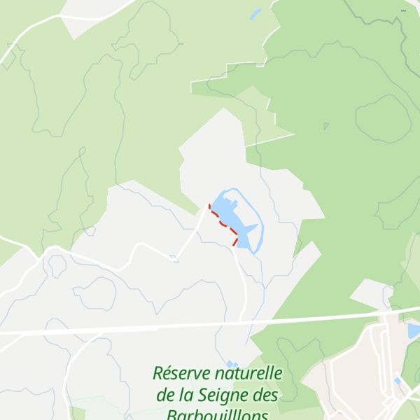 Map of Cabane de la fontaine carrée