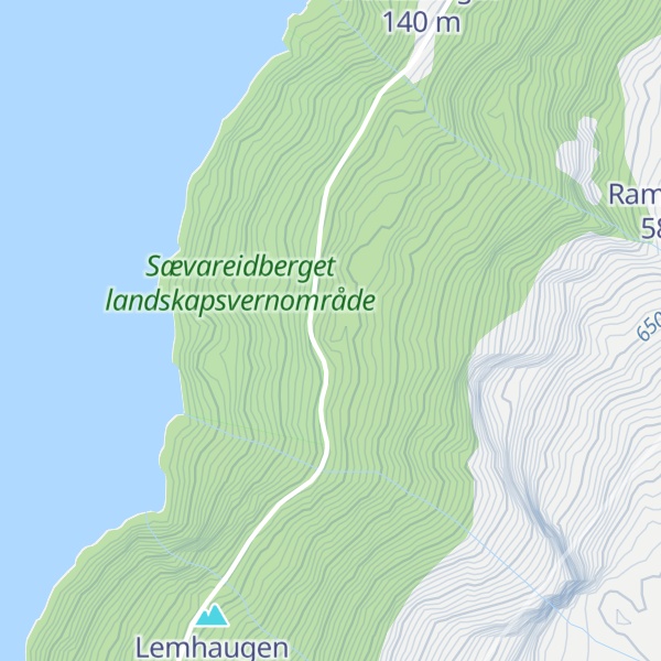 Map of Lindehaug