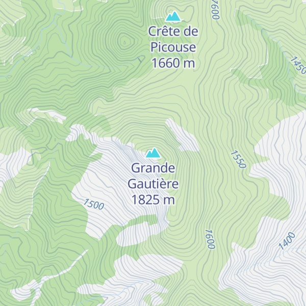Map of Grande Gautière