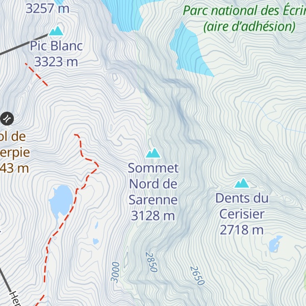 Map of Sommet Nord de Sarenne