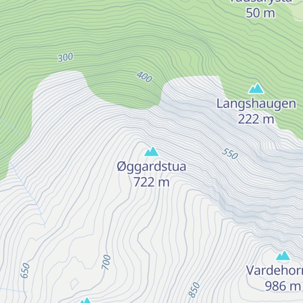 Map of Øggardstua
