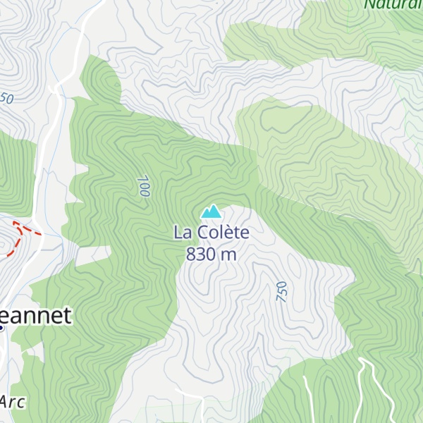 Map of La Colète