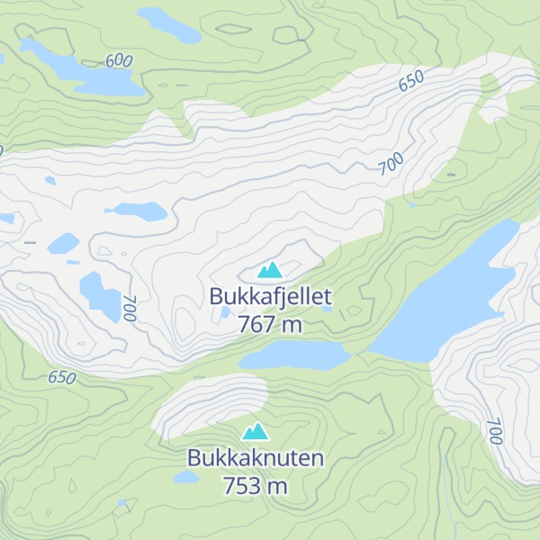 Map of Bukkafjellet