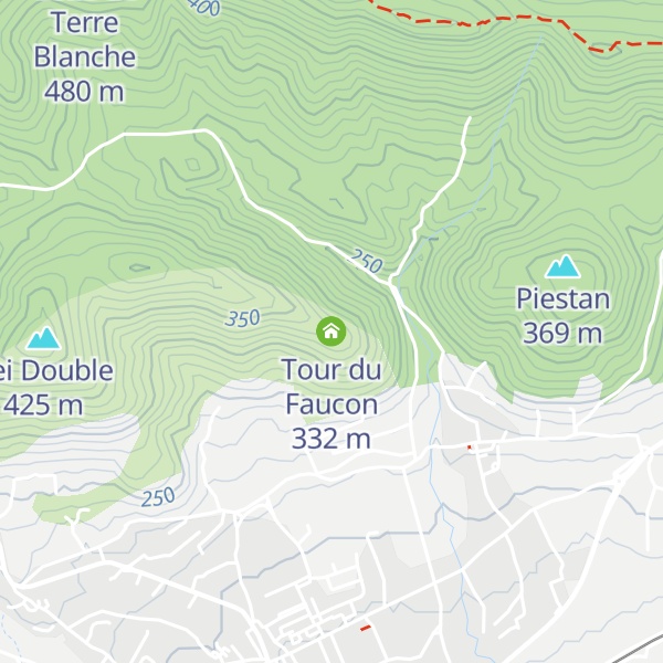 Map of Tour du Faucon