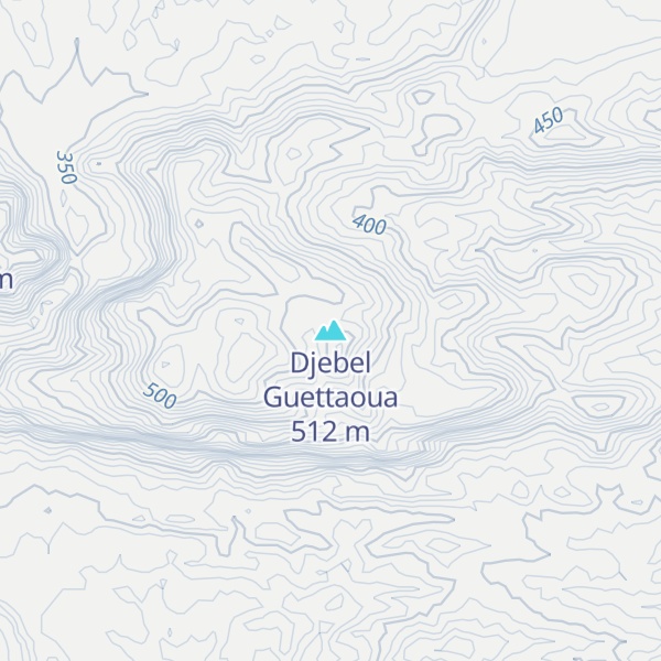 Map of Djebel Guettaoua