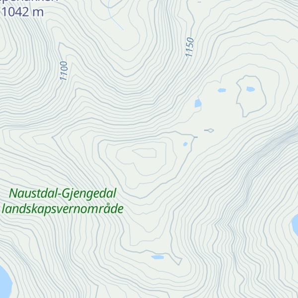 Map of Kupefjellet