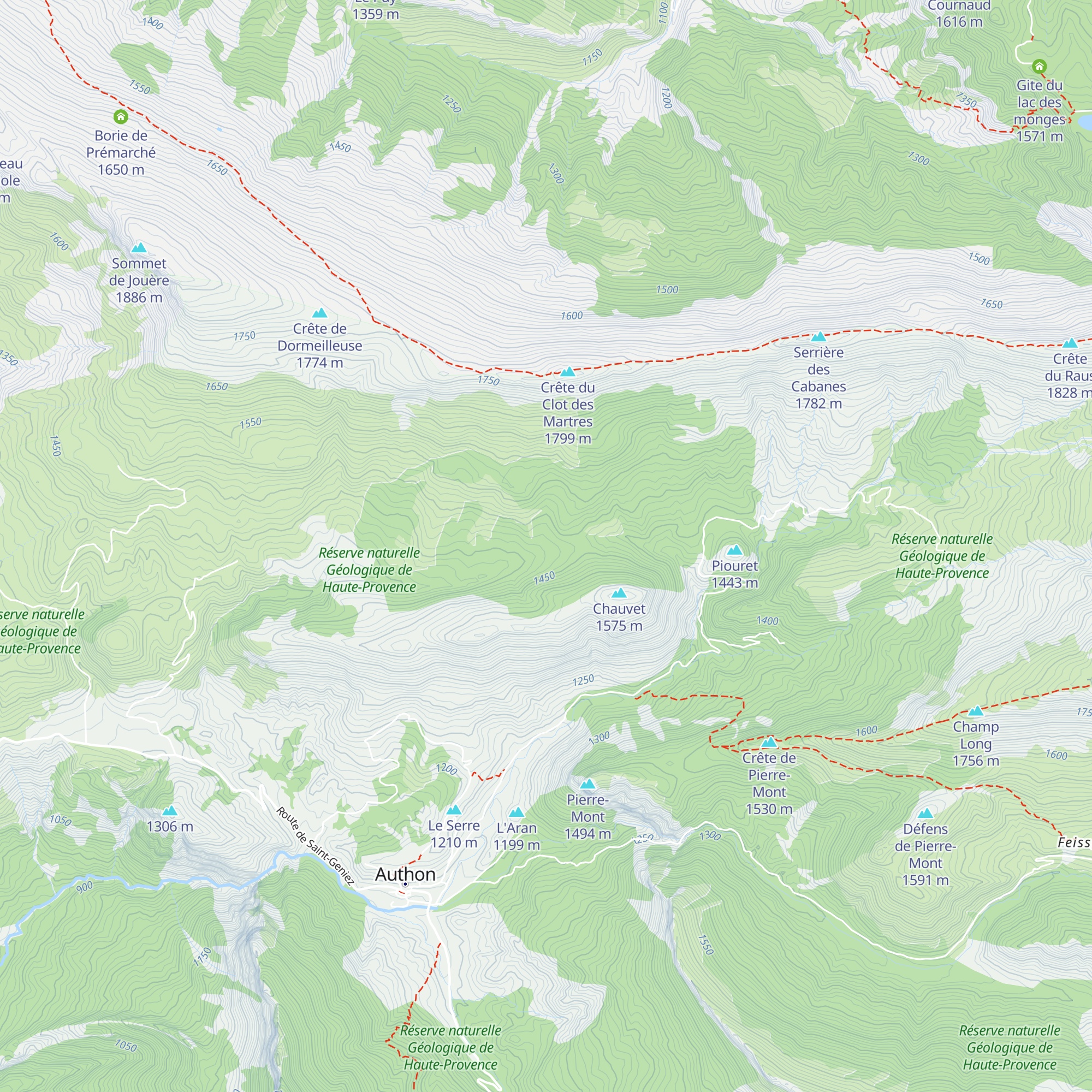 Cabane pastorale du Vanson map