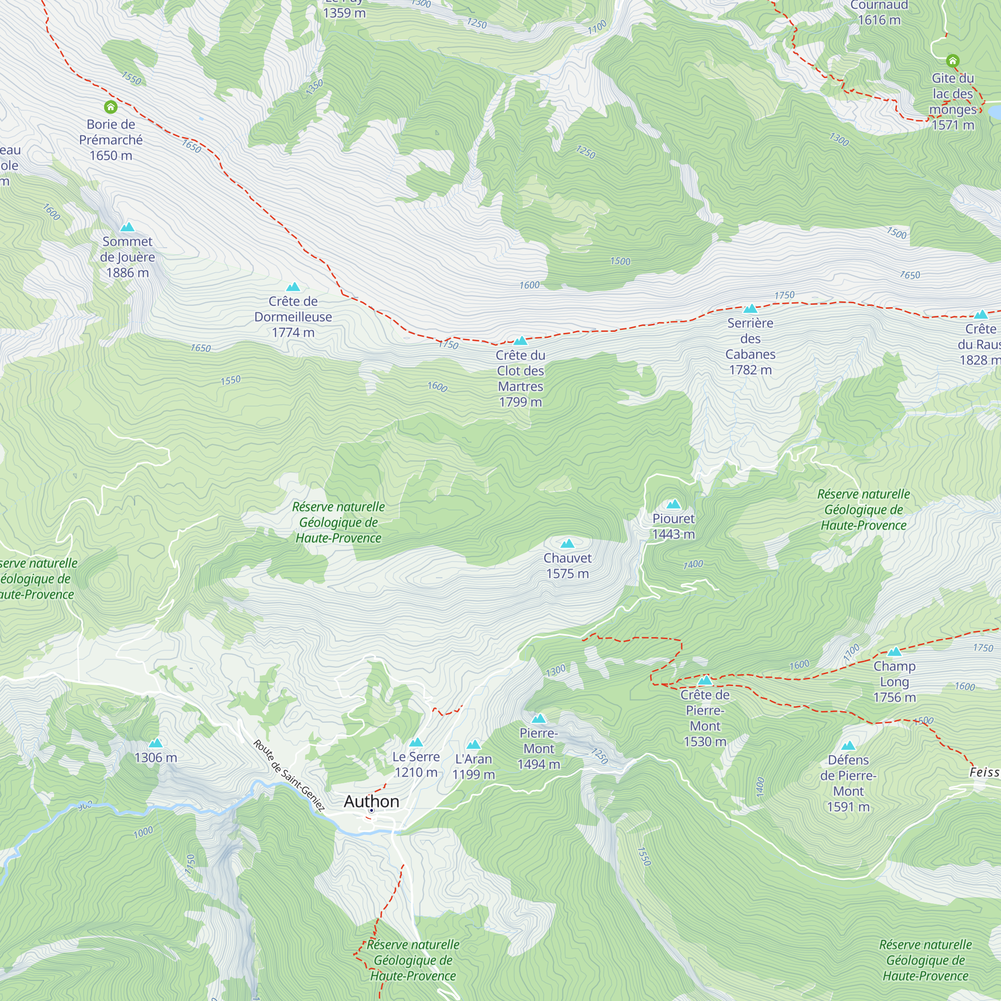 Cabane pastorale du Vanson map