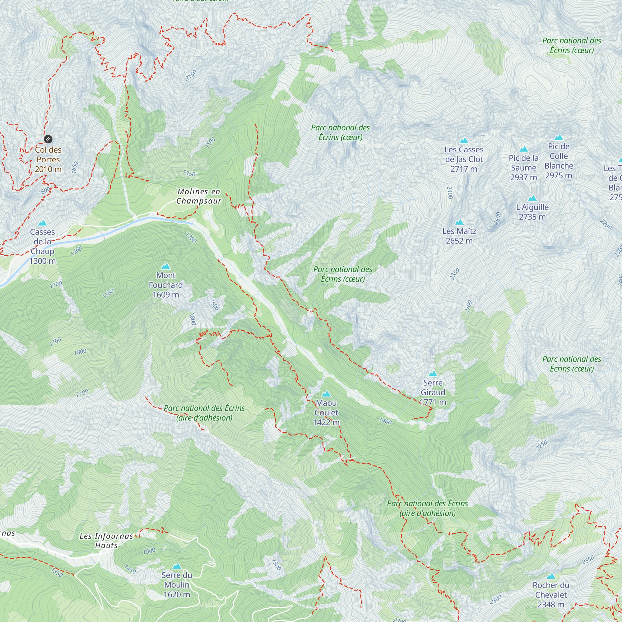 Cabane de Londonnière map