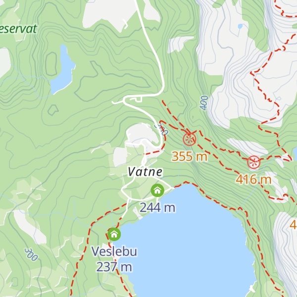 Map of Hiker's Café