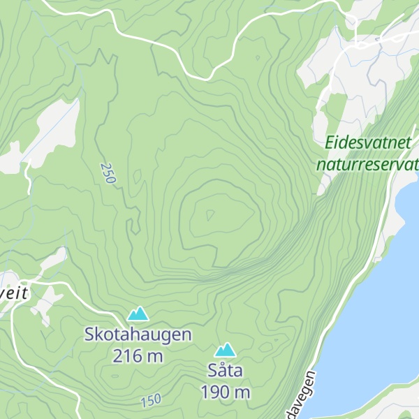 Map of Ullhovda