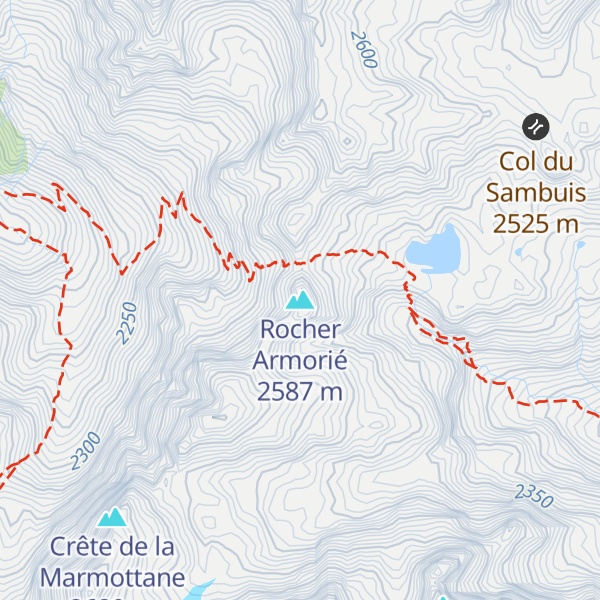 Map of Rocher Armorié