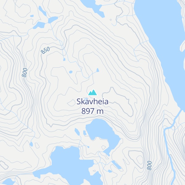 Map of Skavheia
