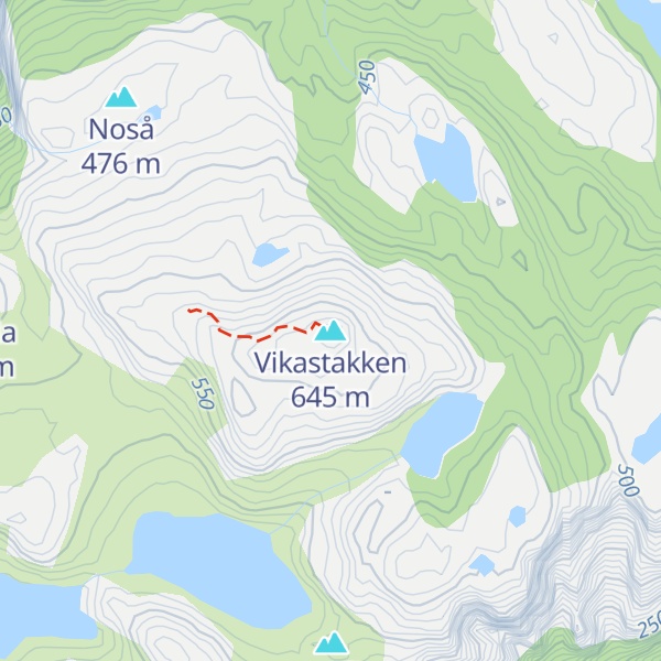 Map of Vikastakken