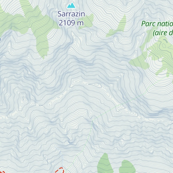 Map of Cîme des Moutières