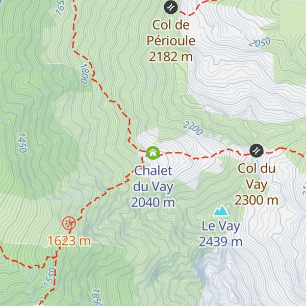 Map of Chalet du Vay
