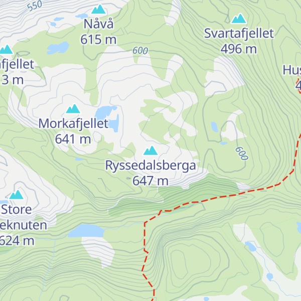 Map of Ryssedalsberga