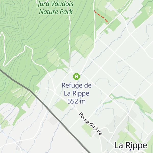Map of Refuge de La Rippe