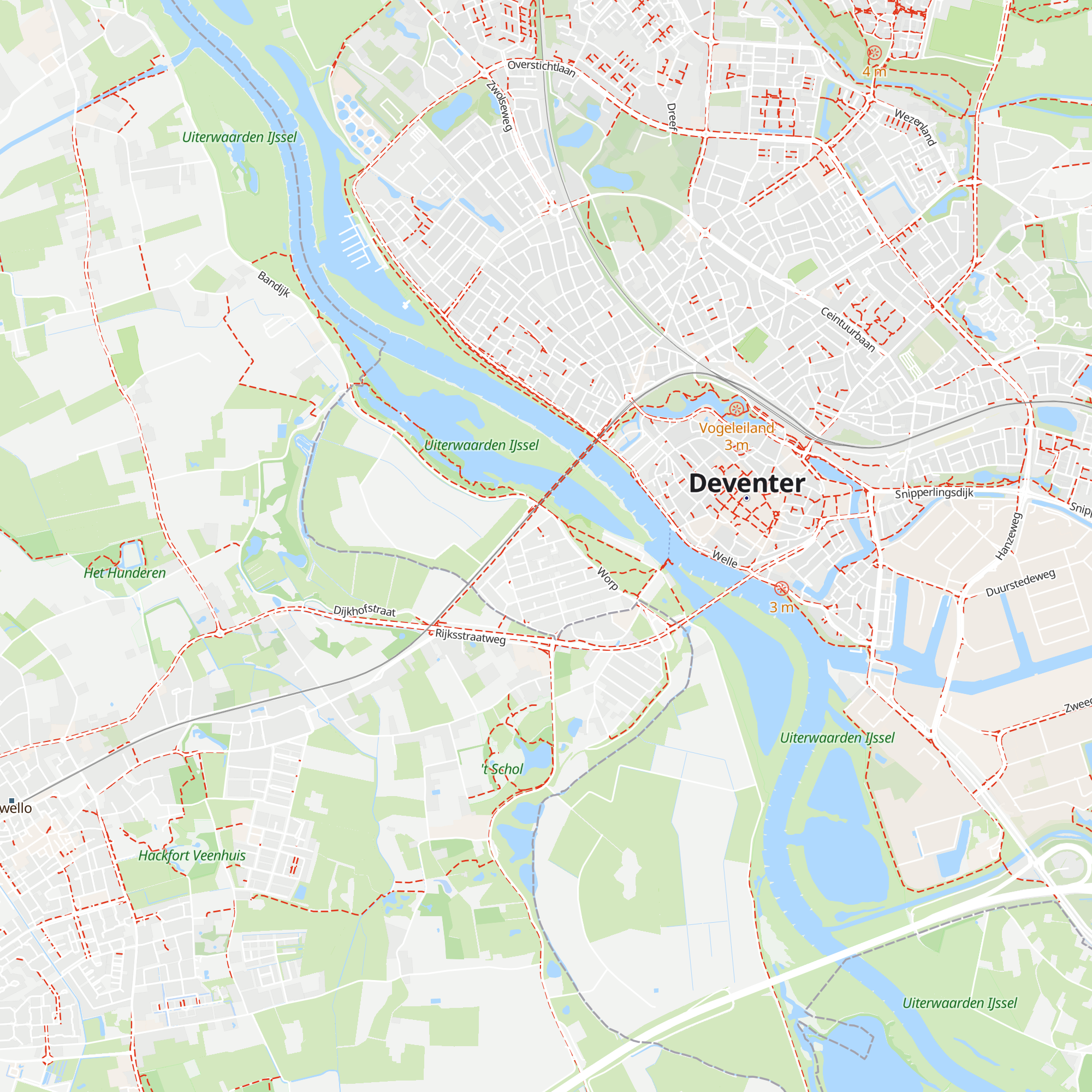 Fietsvierdaagsen map