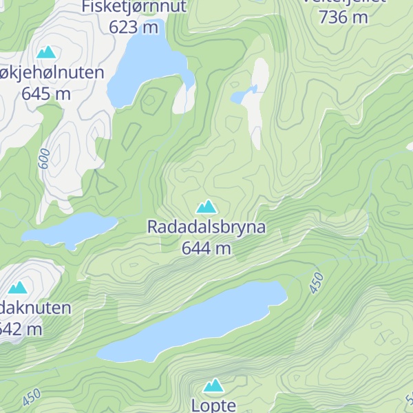 Map of Radadalsbryna