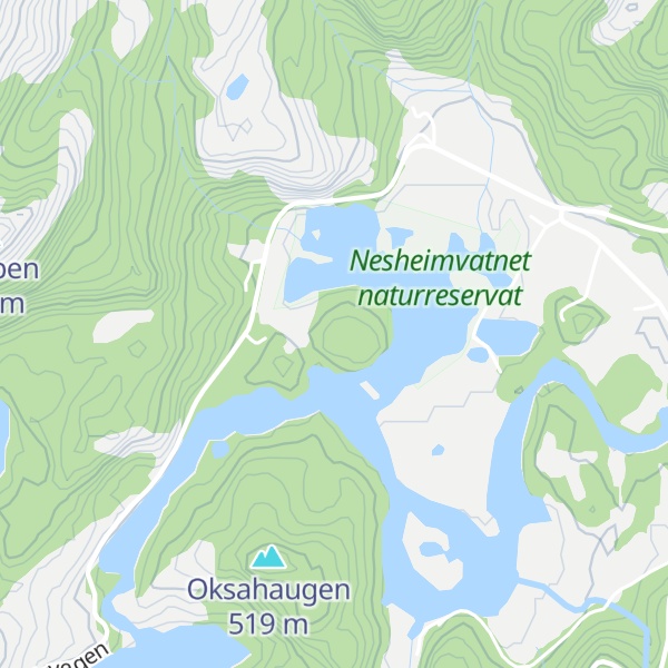 Map of Vikahaugen
