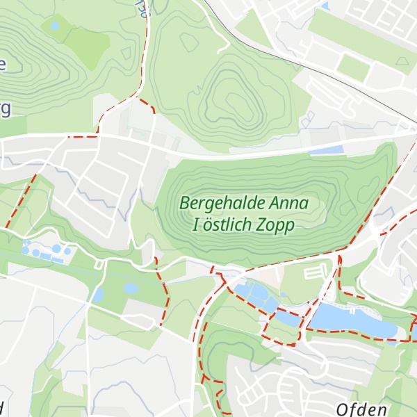 Map of Bergehalde Anna I