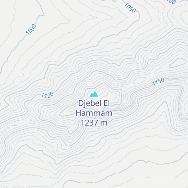 Map of Djebel El Hammam