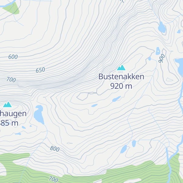 Map of Blåfjell