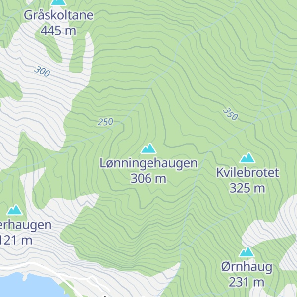 Map of Lønningehaugen
