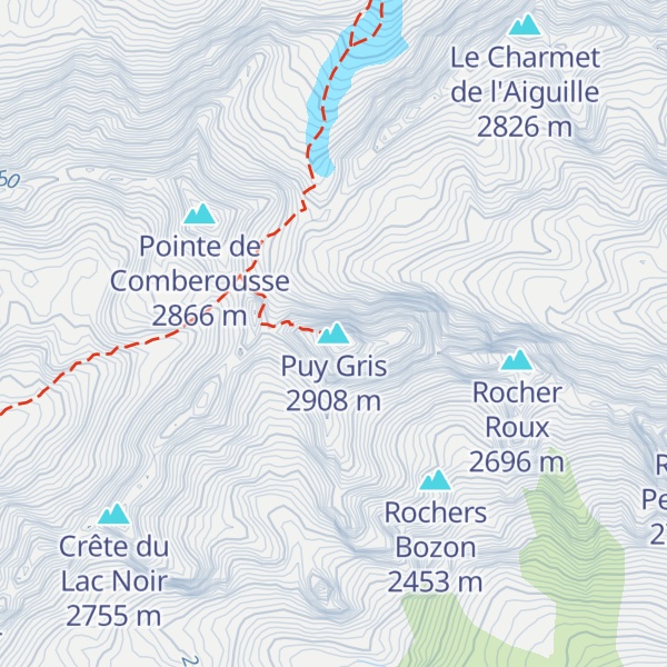 Map of Puy Gris