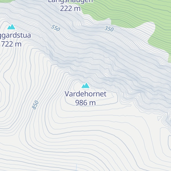 Map of Vardehornet