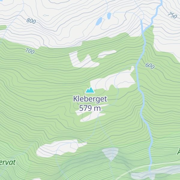 Map of Kleberget