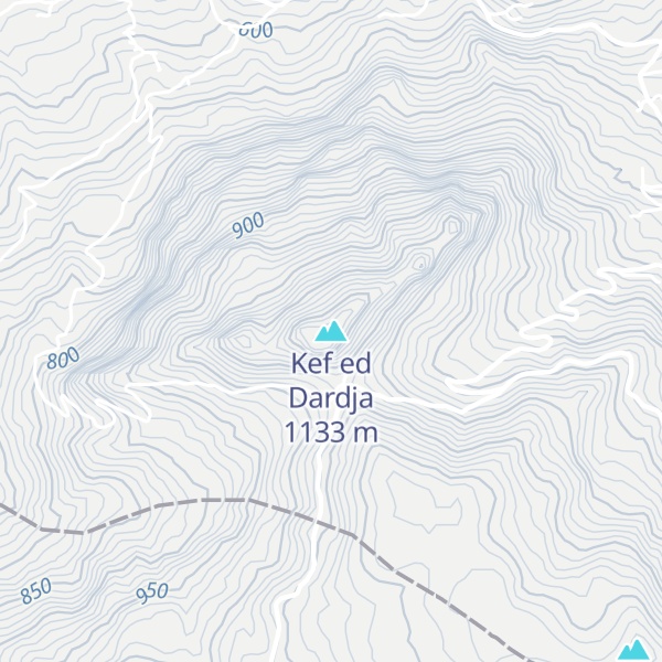 Map of Kef ed Dardja