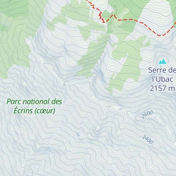 Map of Tête des Bancs