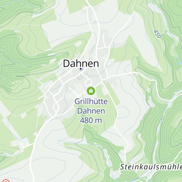 Map of Grillhütte Dahnen