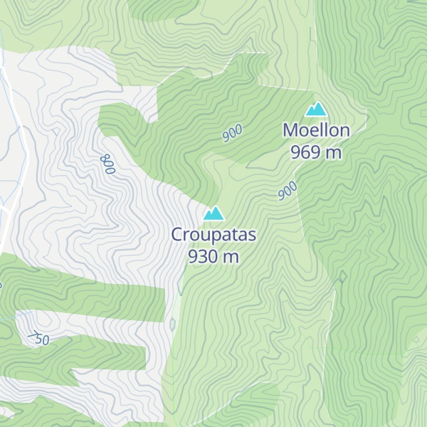 Map of Croupatas