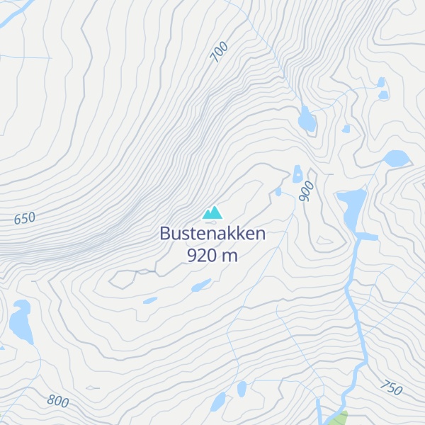 Map of Bustenakken